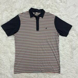 Kennington Men's California Terry Cloth Polo Shirt Vintage,  Retro Tennis Large